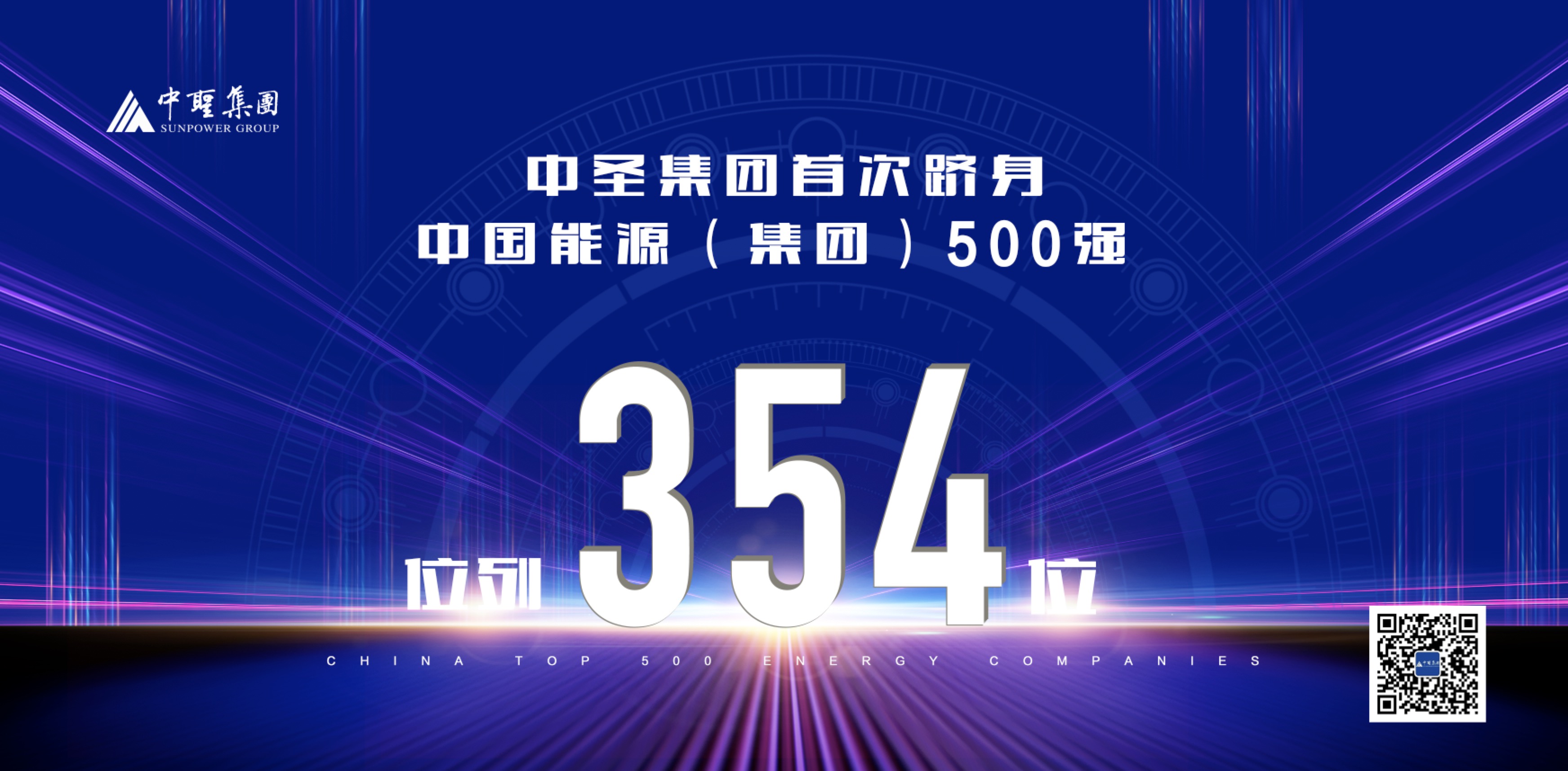 2019年12月15日，js6666金沙登录入口首次跻身“中国能源（集团）500强榜单”，位列354位。